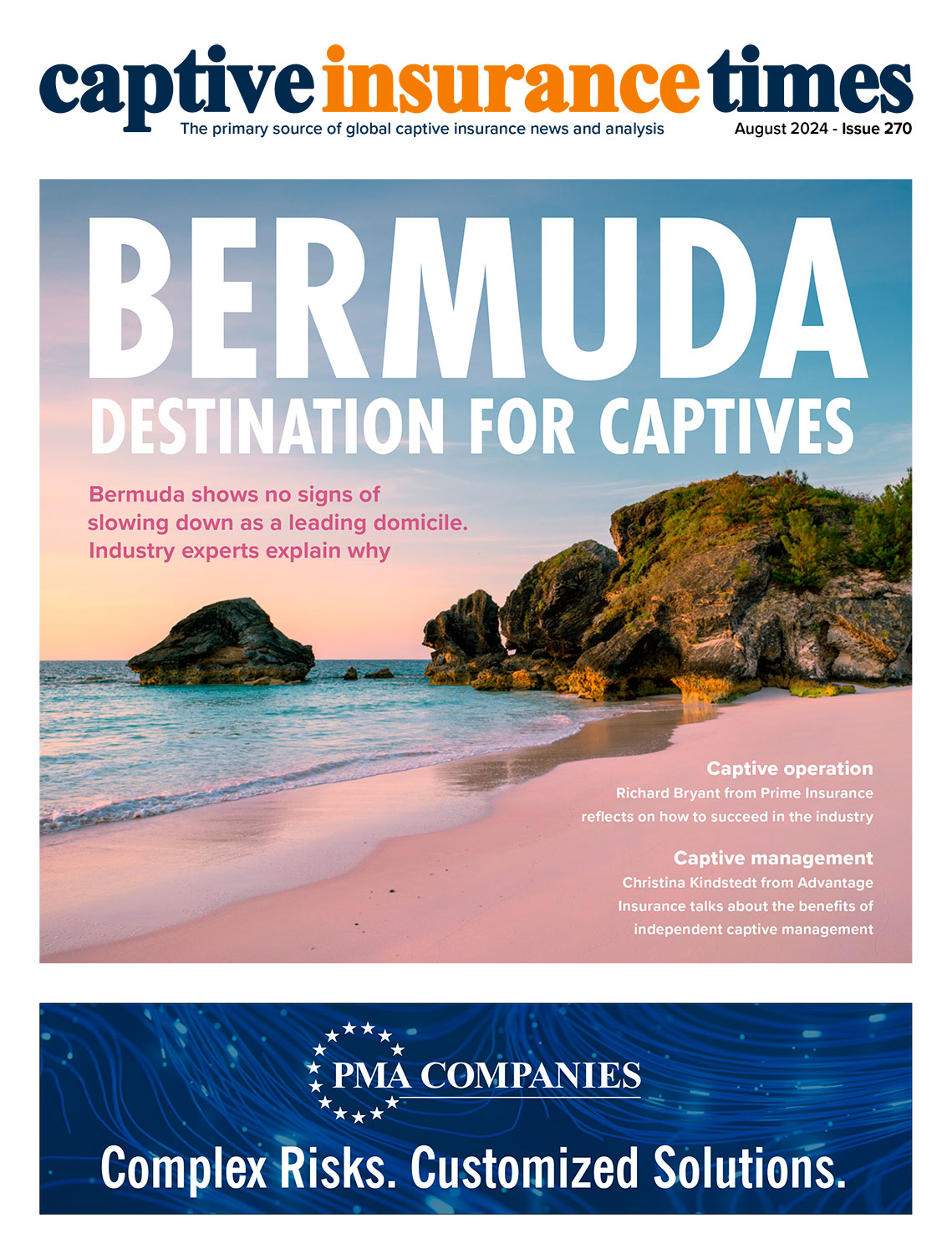 Captive Insurance Times issue front cover